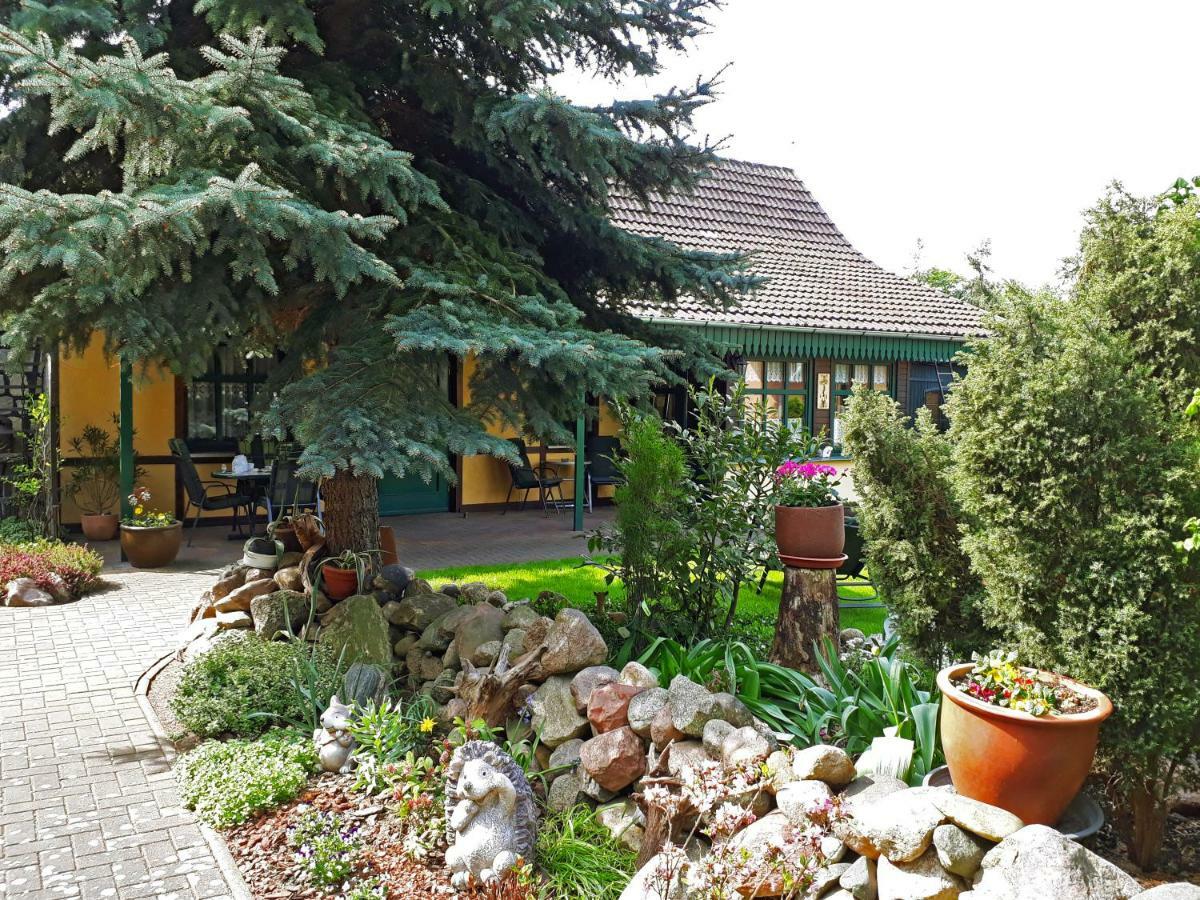 Pension Zum Weissen Hirsch Reitwein 외부 사진