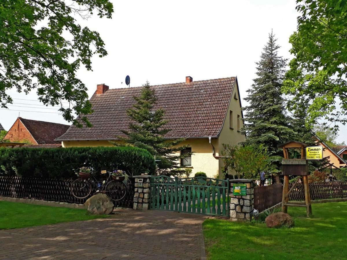 Pension Zum Weissen Hirsch Reitwein 외부 사진