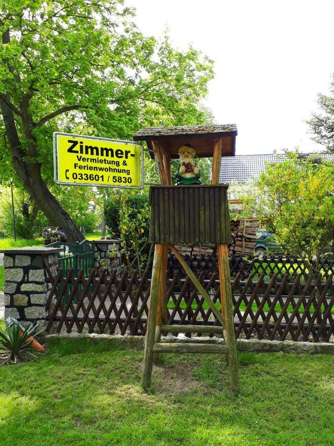 Pension Zum Weissen Hirsch Reitwein 외부 사진
